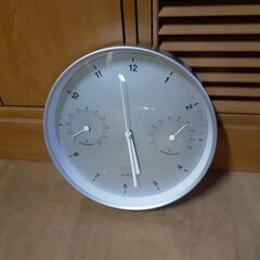 ART WORKS アートワークス 掛け時計 温湿度計付き クオ...