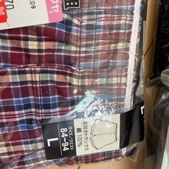 新品未開封or開封済み未使用、男性用トランクス　Lサイズの画像