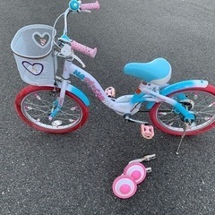 最終値下げします！子供用自転車　補助輪　スタンド付き