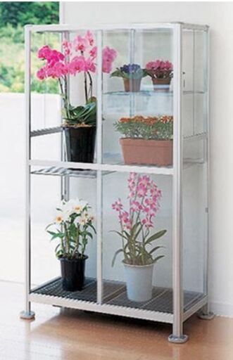 引取限定・現状渡し】ピカコーポレーション ガラス温室 アルミ温室 FHB