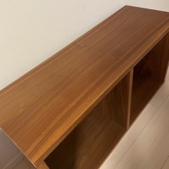 無印良品 2段 スタッキングシェルフの画像