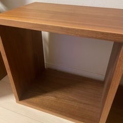 無印良品 2段 スタッキングシェルフの画像