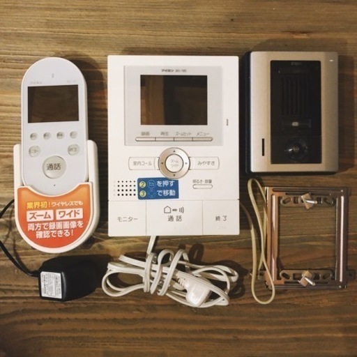 3点セット/モニター付テレビドアホン