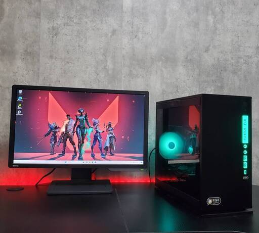 Corei5-10400 GTX1660 メモリ16GB 新品SSD512GB 大容量HDD2TB Windows11  ゲーミング PC＋144Hzモニターセット