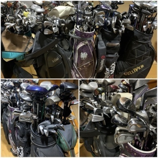 激安 ホンマ XXIOPING等ゴルフクラブ超大量200本以上＋キャディバッグ11個　転売◎ 8/28まで！