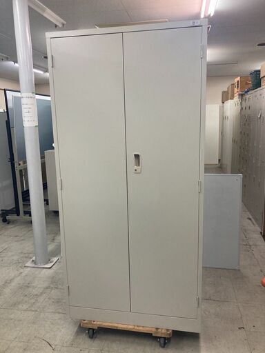 中古　美品　生興　両開き書庫　開き戸　スチール書庫　書庫　観音開き　書類整理収納庫　5段　鍵2本付　W880×D380×H1790　愛知　一宮市　 江南市　稲沢市　岐阜　岐南町　羽島　三重　名古屋 グッドプライス一宮