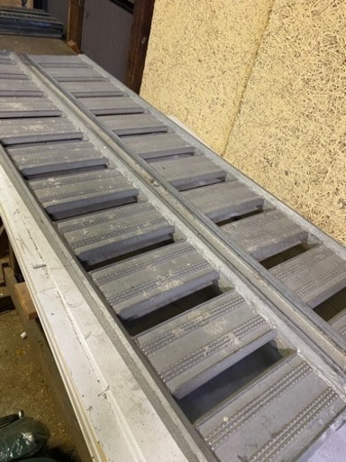 歩み板 2本セット バタ アルミブリッジ 足場 212センチ×34センチ×6センチ