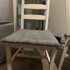 ダイニング5点セット　※既製品にセルフ塗装しておりますの画像