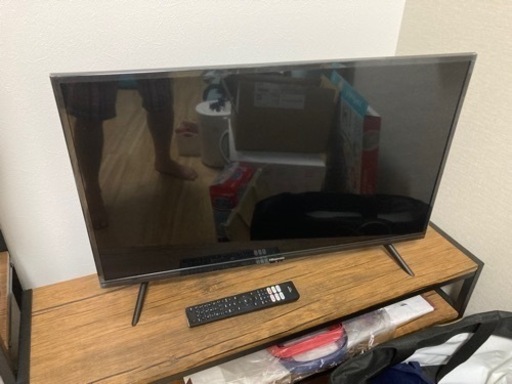 【取引終了】32型テレビ、ハイセンス、2021年製、備品