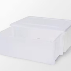 急募【新品未使用品】定価1,490円 ニトリ 収納ケース Nフラッテ(クリア)の画像