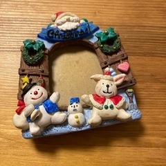 クリスマス　サンタ　写真立て
