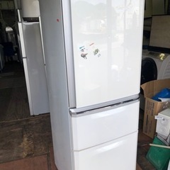 福岡市内配送無料　三菱電機 MITSUBISHI ELECTRIC MR-C34W-W [冷蔵庫（335L・右開き） ピュアホワイト]