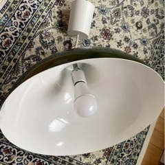 無印 ペンダントライトL グリーン直径36cm MJ-PAL2-GRの画像