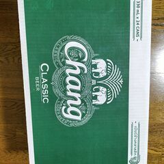 ☆タイ　CHANG　CLASSIC BEER　象さんマークの人気輸入ビール３３０ML缶24本　新品未開封☆の画像