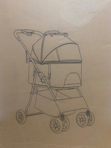 お値下　ペットカート ペットバギー 折りたたみ ペット用品 多頭 中型犬 小型犬 大型猫 キャリーカート 介護