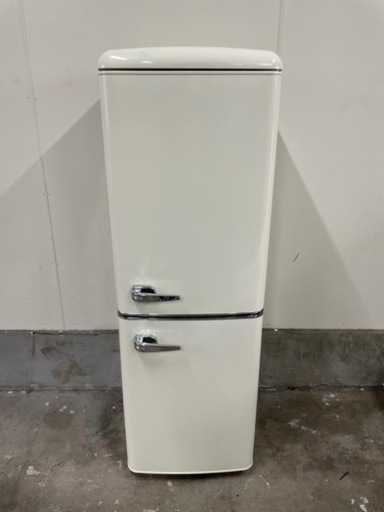 アイリスオーヤマ◆2ドア冷凍冷蔵庫◆レトロデザイン◆130L◆PRR-142D-W◆2020年