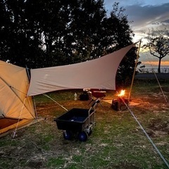 (取引完了)テンマクデザイン:ムササビタープ(TC)ポールセット