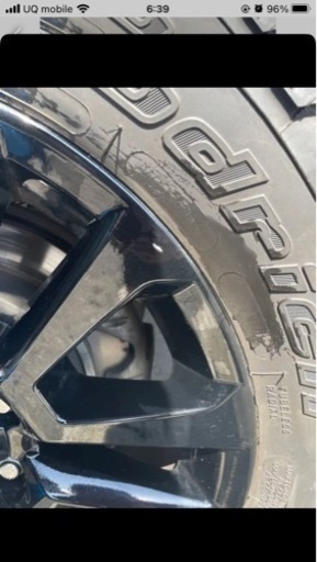 265/65r18 150プラド　ブラックエディション純正ホイール
