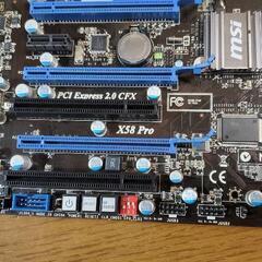 core i7　メモリ12GB　マザーボード　CPUクーラーの画像