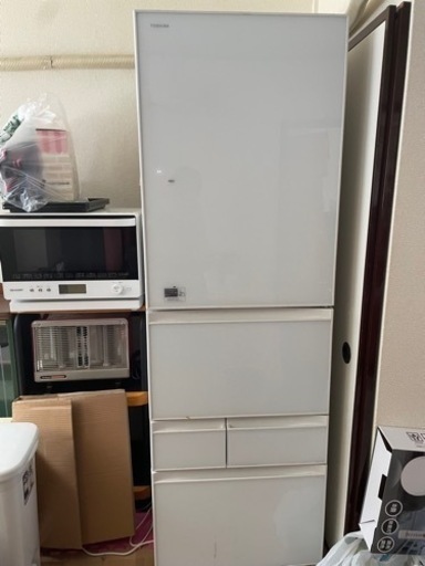 東芝 TOSHIBA GR-K41GXVL [VEGETA（ベジータ） 冷凍冷蔵庫（410L・左開き） 5ドア