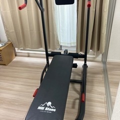 ぶら下がり健康器、腹筋台付き