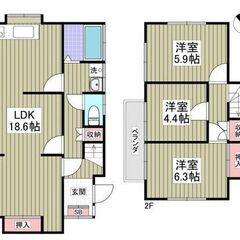 🌻🌻(3LDK)敷金礼金ゼロ・フリーレント1ヶ月😁👌初期費用安い・水商売OK◎ご紹介出来ます🌻🌻西武池袋・豊島線「入間市」駅 徒歩34分 - 狭山市