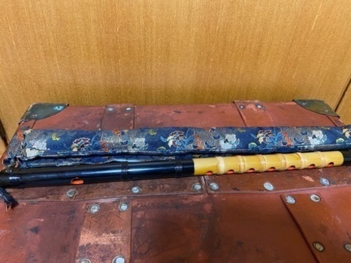 古典　横笛　篠笛（しのぶえ）　篠竹で作られた本物です。