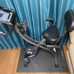 【無料・お譲りします】折り畳み式エアロバイク MAXKARE 腕...