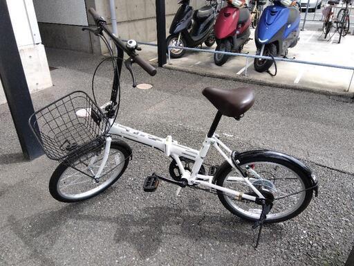 折り畳み自転車（中古）〈ASAHI カジュリーフォールディング