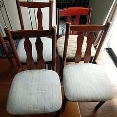 無料配布！ダイニングチェア　４個の画像