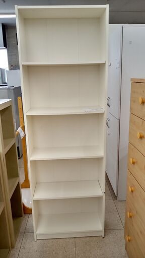 ★ジモティ割あり★ イケア 飾り棚 白 H180×D24×W60 クリーニング済み TJ1705
