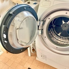 【お取引中です。お問い合わせいただいた方申し訳ありません】Panasonic/パナソニック NA-VR3500L 9kg 2009年製ドラム式洗濯機 札幌の画像