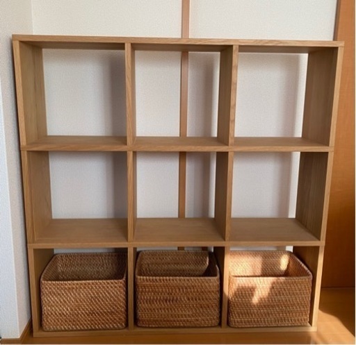 無印良品　カゴのみ　スタッキングチェスト　スタッキングシェルフ