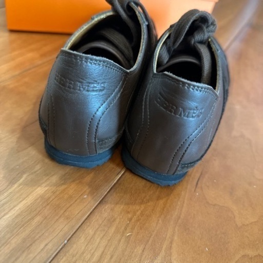 プロフ必読☆一点物かも！？新品未使用！レア物エルメススニーカー サイズ37（24cmぐらい） HERMES（エルメス） 未使用品 スニーカー バウンシングローカット 厚底