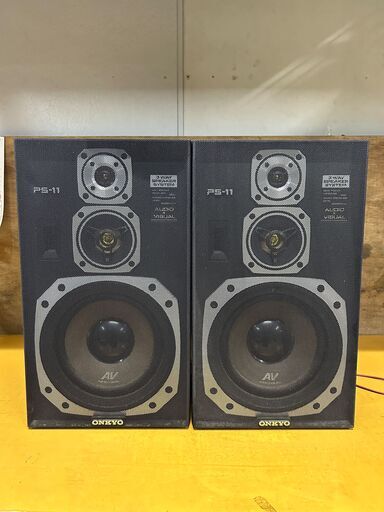 ONKYO　スピーカー 2台揃えセット　型番：PS-11　動作確認済み　引き取り歓迎