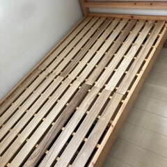 無印良品　ベッドフレームの画像