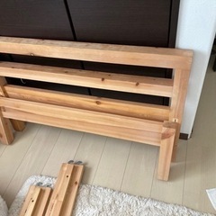 無印良品　ベッドフレームの画像