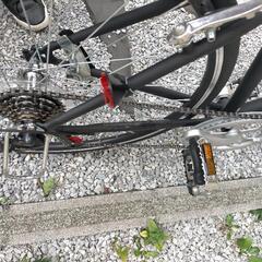 クロスバイク　アサヒサイクル　27インチ　自転車　艶消しブラック（純正色）の画像