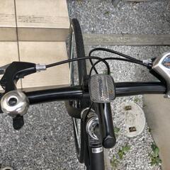 クロスバイク　アサヒサイクル　27インチ　自転車　艶消しブラック（純正色）の画像