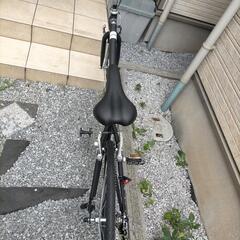 クロスバイク　アサヒサイクル　27インチ　自転車　艶消しブラック（純正色）の画像