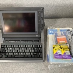 SHARP ワープロ WD-A340 書院 Shoin processor通電ジャンク (街