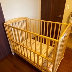 ベビーベッド ハイタイプ 床板すのこ タチベッド(1台)【カトー...