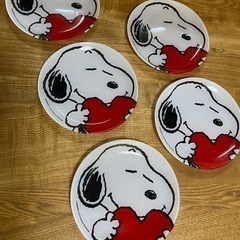 【お話し中】SNOOPY 皿5枚セット