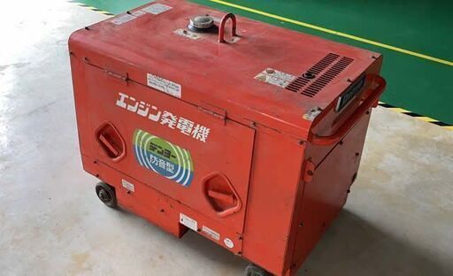 防音型エンジン発電機 デンヨーパワーSS　GRF-5FSS　(968)