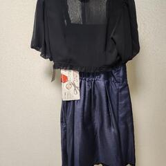 新品ドレス　ネイビーの画像