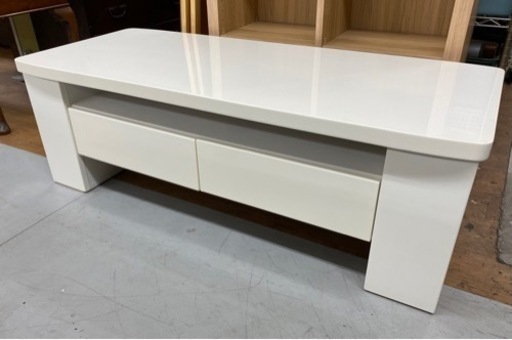 R629 NITORI モダン センターテーブル、リビングテーブル、幅120cm 美品