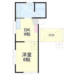 🚒コーポハイフォーレスト201号室🚒🏠磐田市駒場のお部屋★間取り1ＤK（洋室6帖、ＤK6帖）★お家賃25,000円★スーパーまで車で1分！🍀浜松市へのアクセスよいです♪ - 磐田市