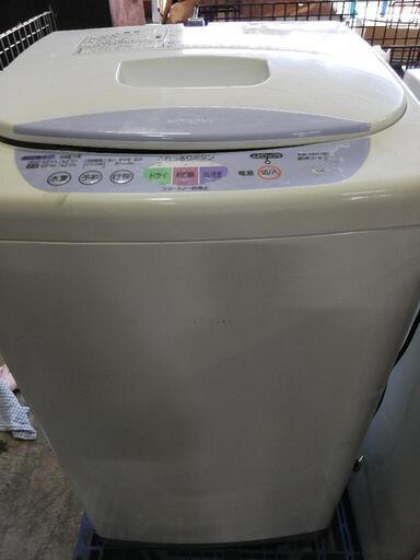 HITACHI　日立洗濯機　5.0  衣類洗濯経歴無し