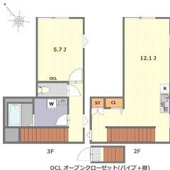 ☆最上階角部屋！　★バストイレ別追い焚き機能付き！　☆TVモニタ...