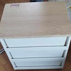 3段収納ケース美品①の画像